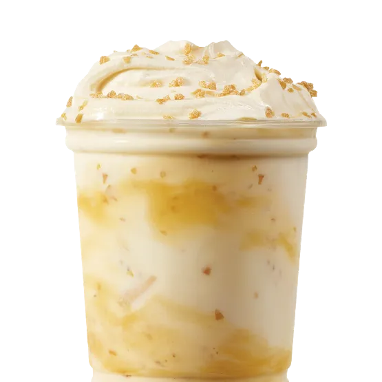 Caramel Crunch Vanilla Frosty Fusion