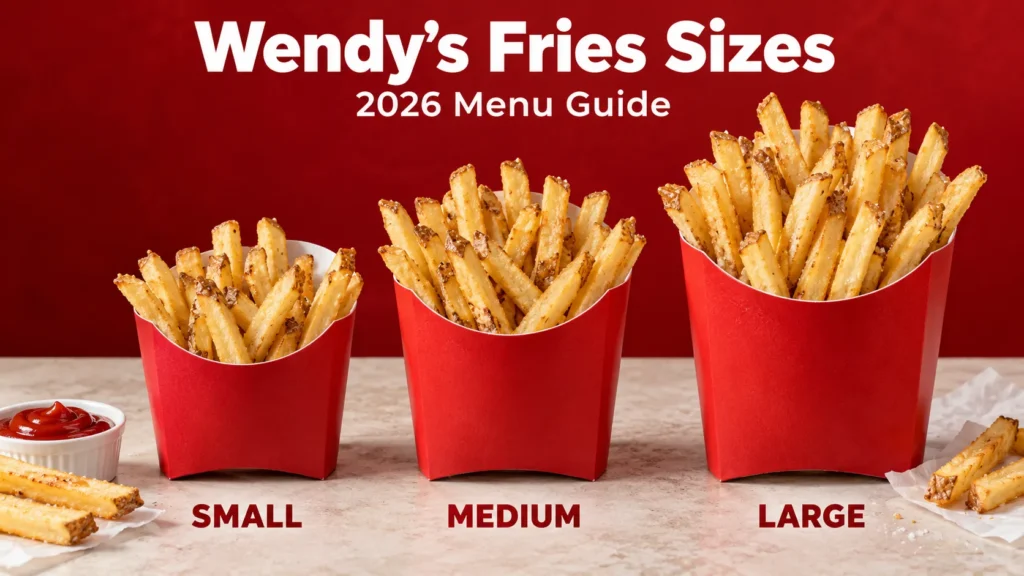 Wendy’s Fries Size Guide